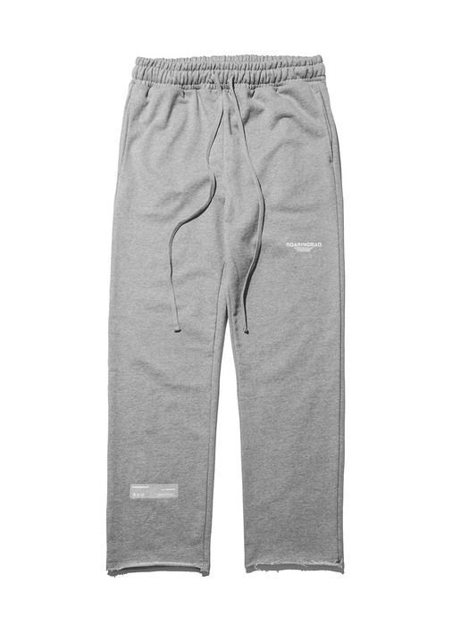 sweat wide pants gray