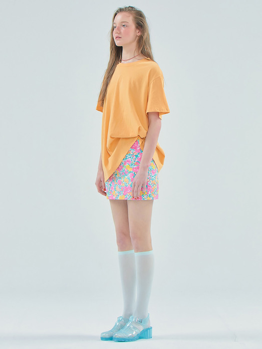 Flower mini skirt _Pink