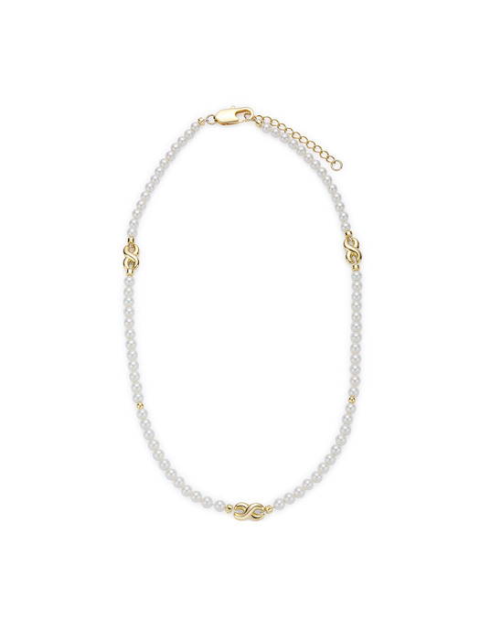 [N]PELLONG Pearl necklace (Gold)