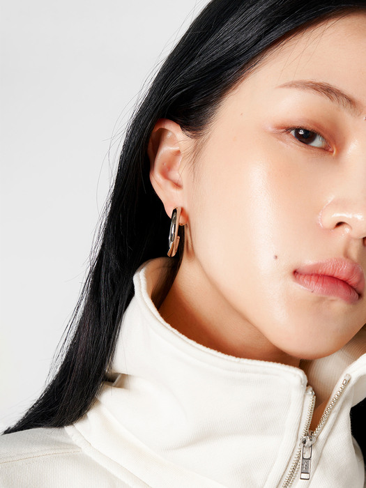 C.O SOLID COMBI EARRING / GOLD