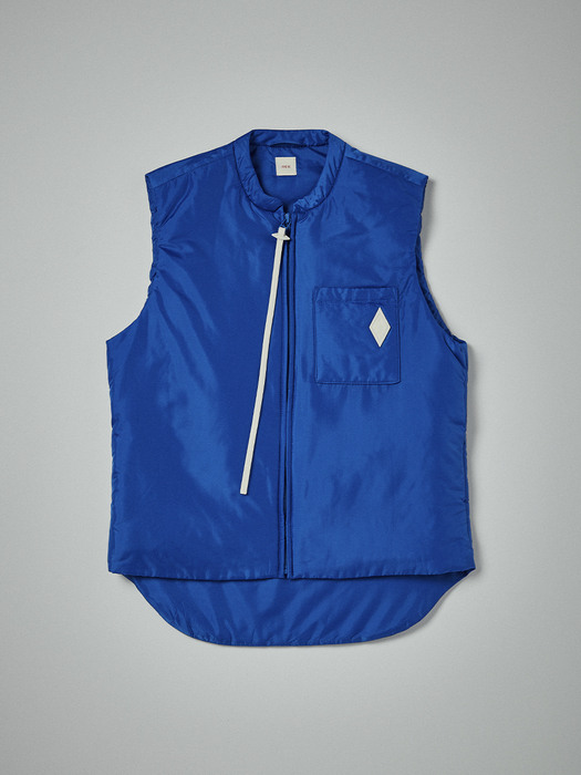 WS21 Duck thindown vest in royal blue 