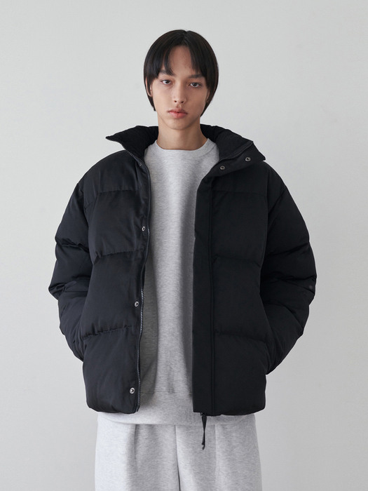 DUCKDOWN PADDED JACKET_BLACK