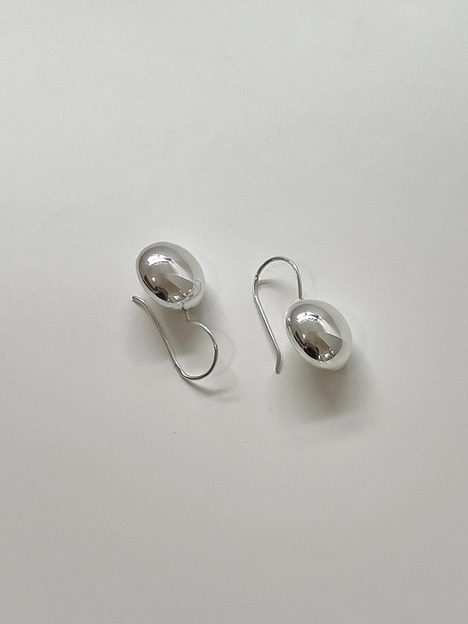 [silver925] pebble drop earring