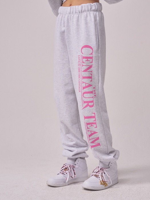 [TC22SSPT04GR] CENTAUR TEAM SWEATPANTS [GREY]