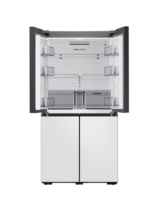 공식파트너 삼성전자 비스포크 키친핏 양문형 냉장고 RF60B91C301 코타화이트