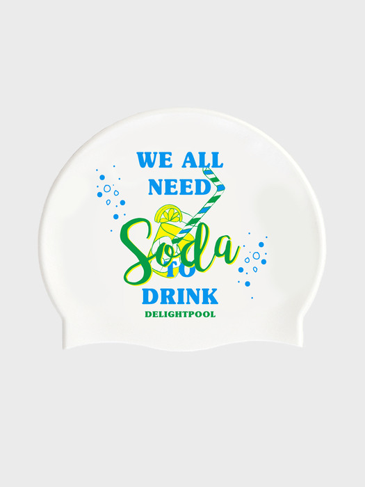 Drink Soda Swim cap - Green