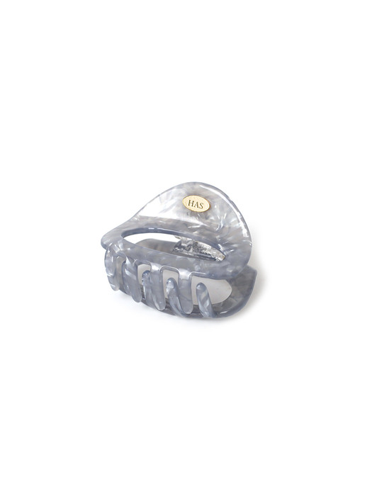 TS040 Gray blue pearl mini hair clip