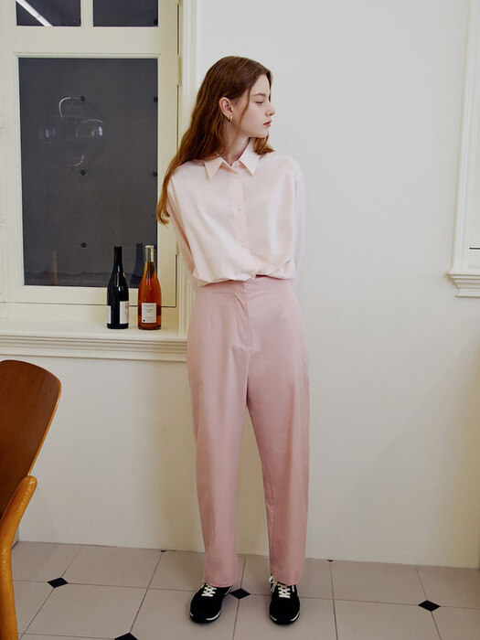 Oversized Cotton Shirts Peach (WE2760C109)