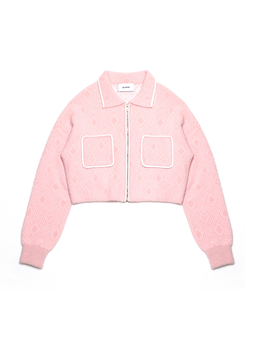 Anna Knit Jacket - Sorbet Pink