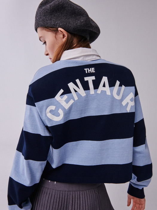 SHIRT FOUR BEAUTY RUGBY STRIPE_BLUE