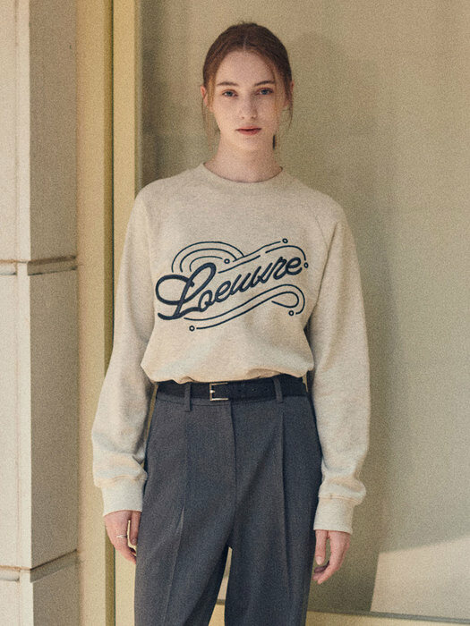 Retro Embroidery Sweatshirt SW2AE716-FR