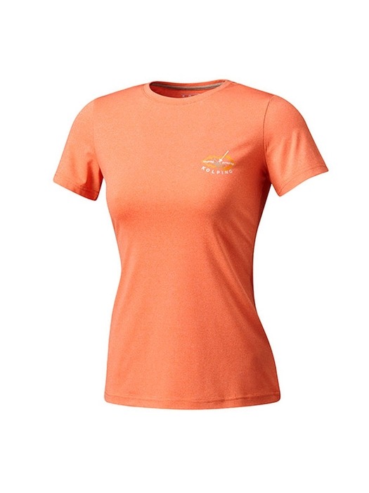 콜핑 여성 여름 하이쿨 반팔 라운드 티셔츠 1702TK518W