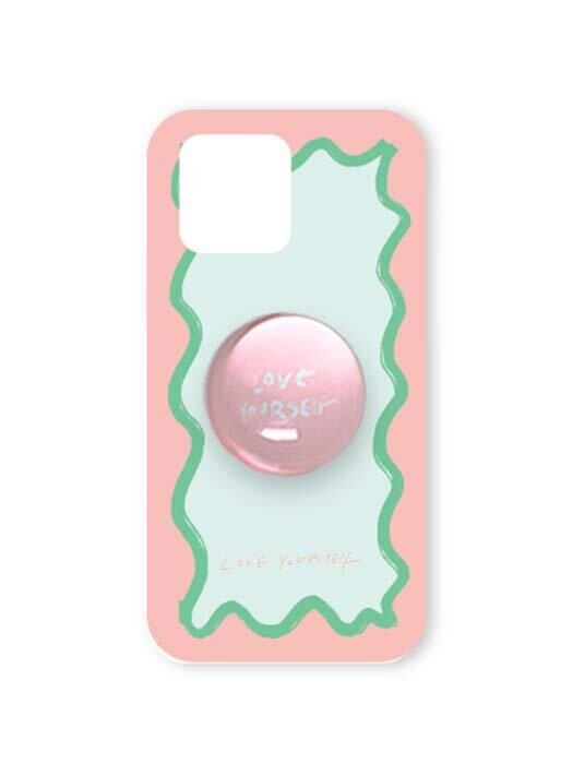 [SET] Present series : Pink letter phone case