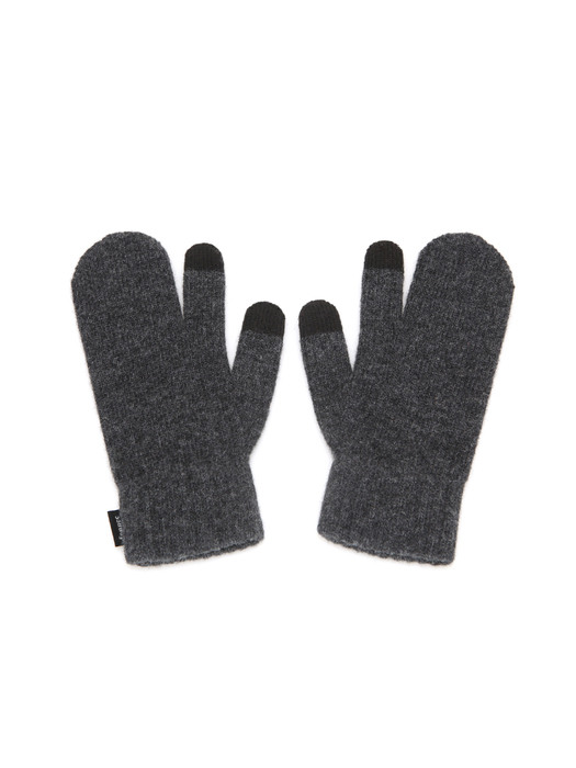 KNIT TIMI GLOVES_ver.5 - CHARCOAL