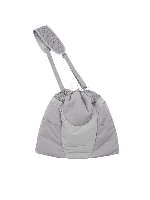 Padded Cross bag Skirt / Grey