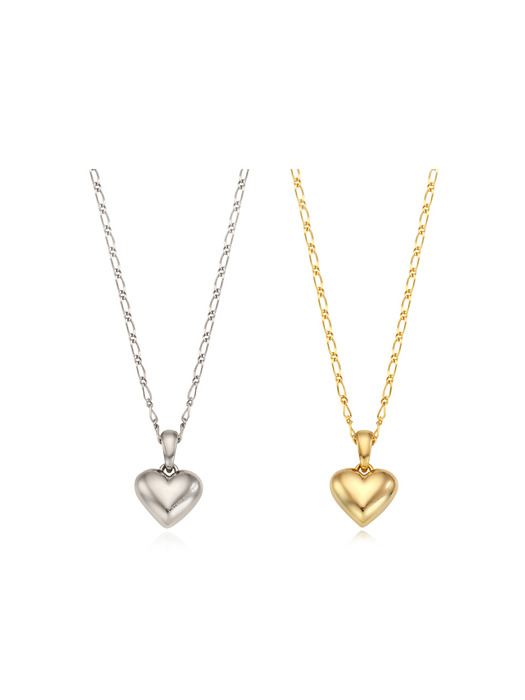 Heart Long Chain Necklace_VH2313NE009B