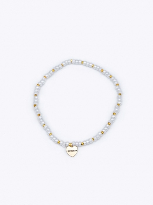 Gold edge simple color beads Bracelet 골드 엣지 심플 컬러 레이어드 비즈 팔찌