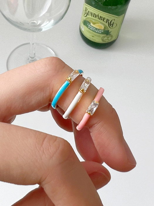 cubic epoxy layered ring (3colors)
