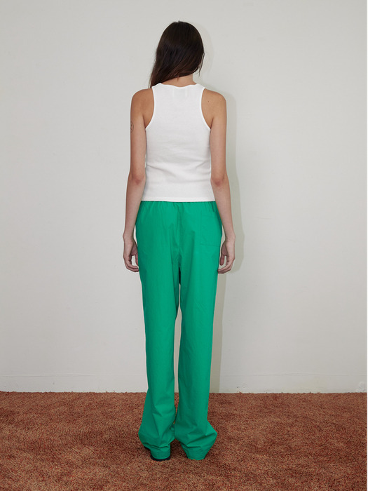 Cotton Banding Pants 002 - Green