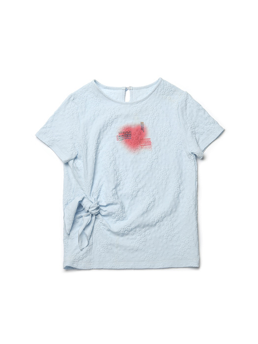 Embossing Ribbon T-Shirt (2colors)