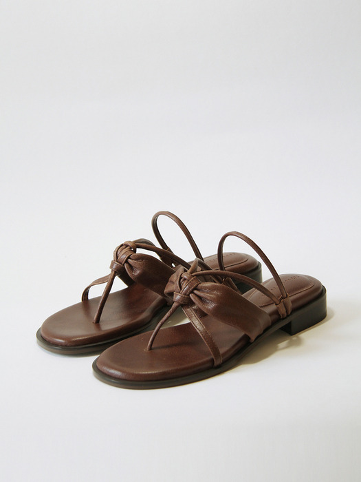 Two way tide sandals Brown