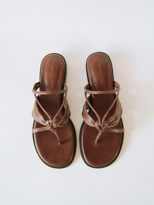 Two way tide sandals Brown