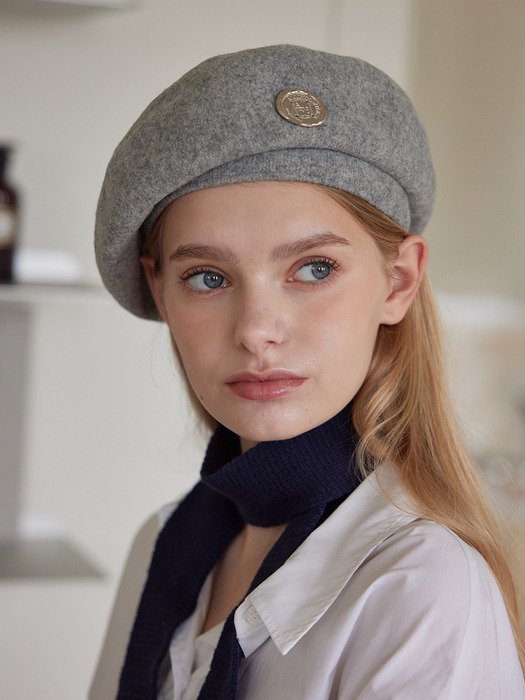 Seal Stamp Beret (4 Colors)