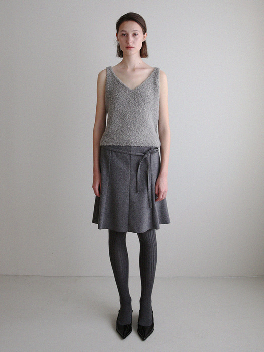 Lys Wool Skirt (grey)