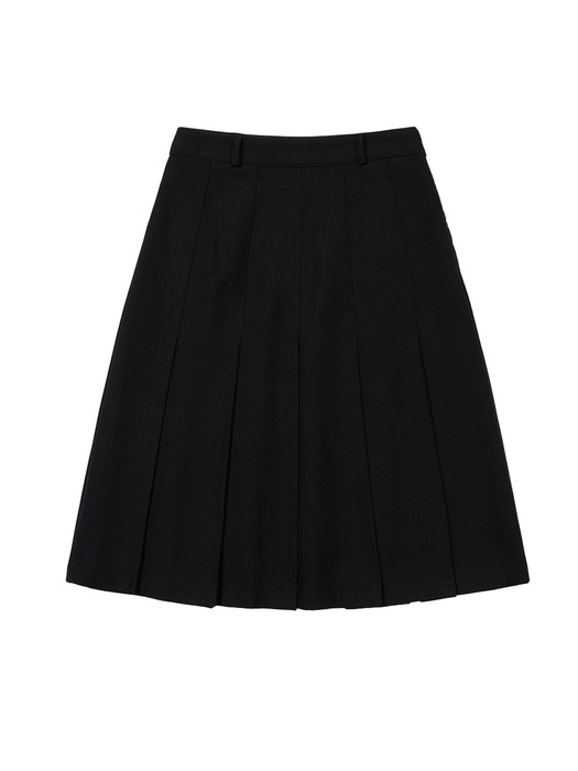 Classic mid skirt (Black)