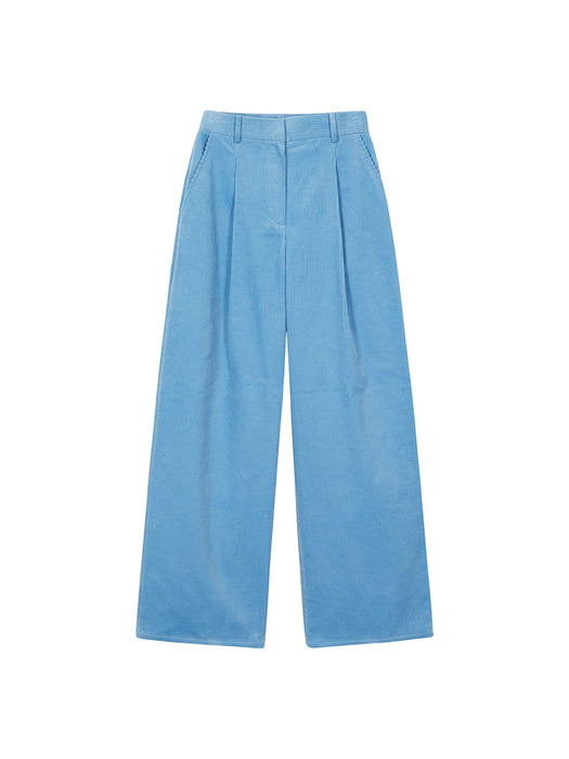 Corduroy Wide Pants in Blue VW3WL360-22