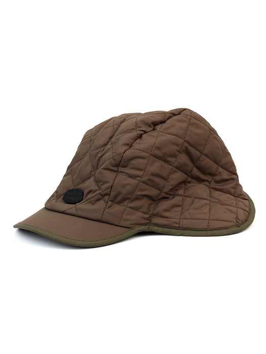 Quilting Khaki Trooper Hat 귀달이모자