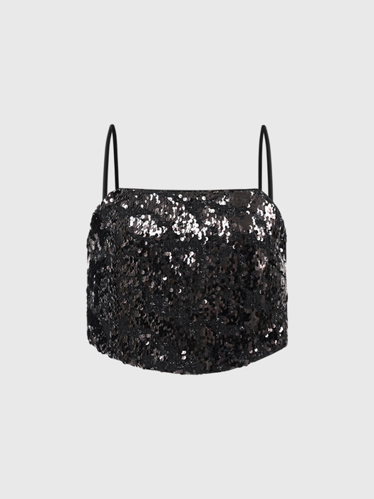 로사 스팽글 뷔스티에_블랙 / ROSA SPANGLE BUSTIER_BLACK