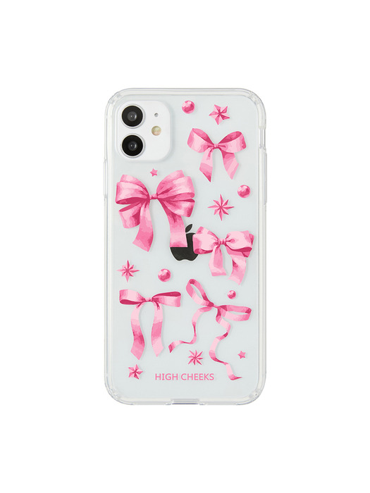 Holiday Ribbon Jelly Hard Clear Case_HC239DCP001M