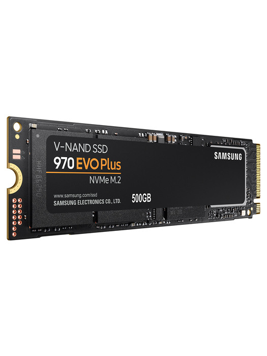 삼성전자 공식인증 SSD  970 EVO Plus M.2 PCIe NVMe 500GB MZ-V7S500BW