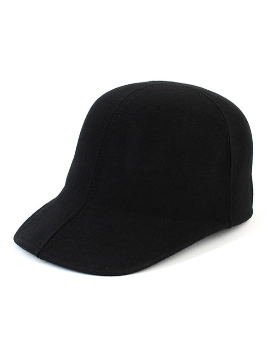 Wool Black Stitch Riding Cap 승마모자