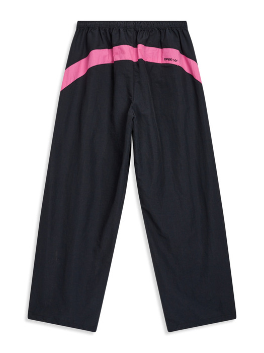韓国商品/OPEN YY YY COLOR BLOCK PANTS 오픈 와이와이]YY COLOR BLOCK PANTS, BLACK