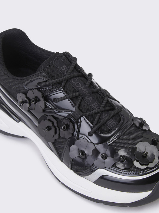 Fleur24 sneakers(black)_DG4DS24013BLK