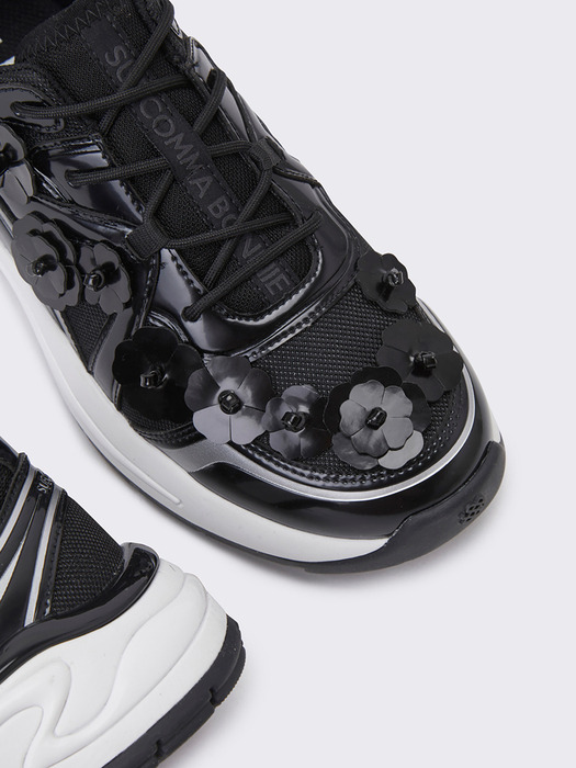Fleur24 sneakers(black)_DG4DS24013BLK