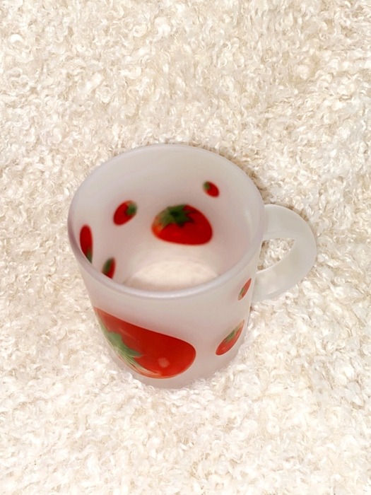 Toy tomato glass mug (matte)