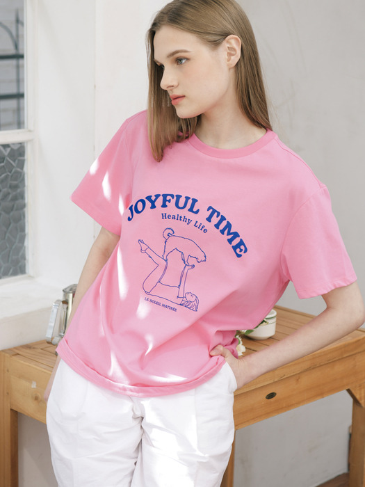 Joyful Time T-Shirts [PINK]