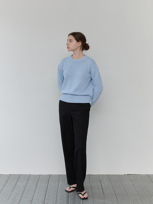 Bookle Round Knit - Sky Blue