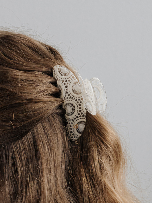HTY026 Lace pattern hair clip