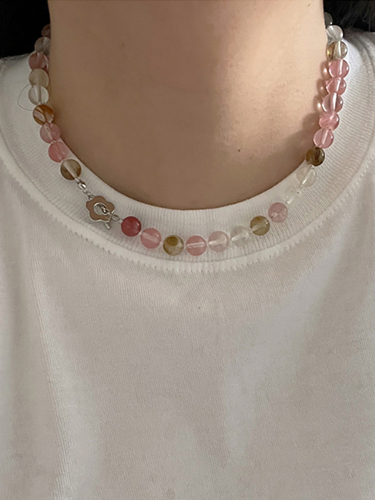 Cherry Quartz Necklace_NC276