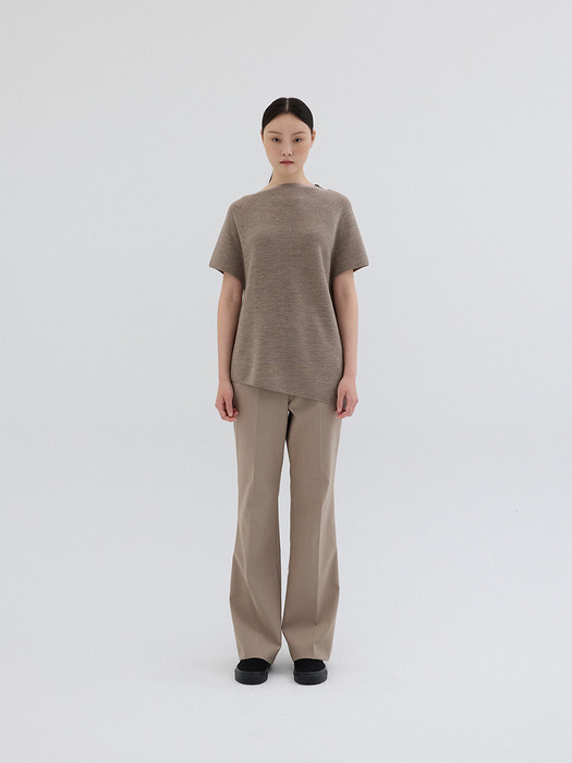 NEW BASIC SLIM PANTS_BEIGE