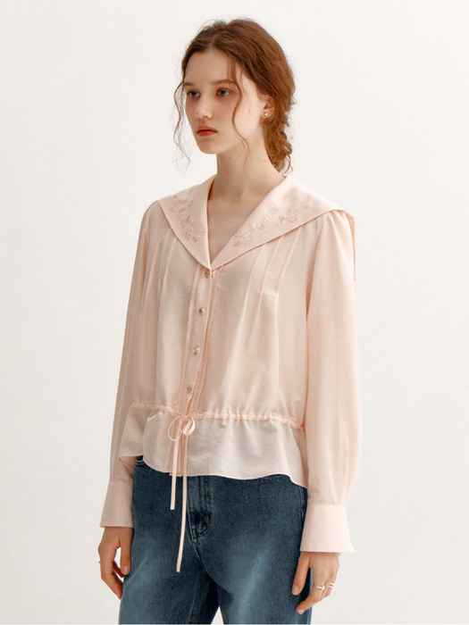 Rose Sailor Blouse(3color)