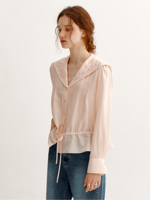 Rose Sailor Blouse(3color)