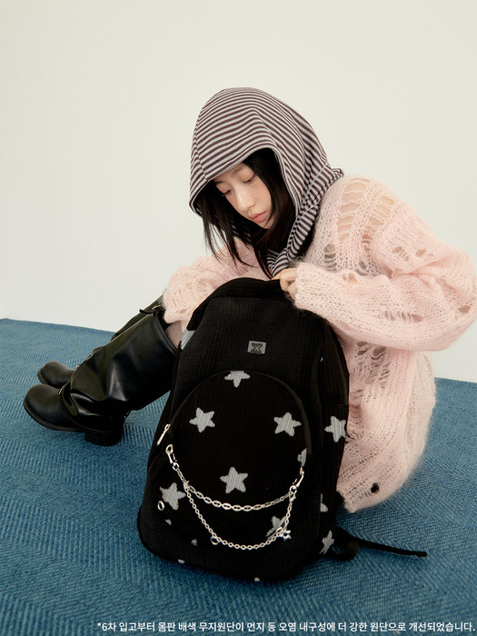 [8차 입고]Nest Backpack (Black Star)