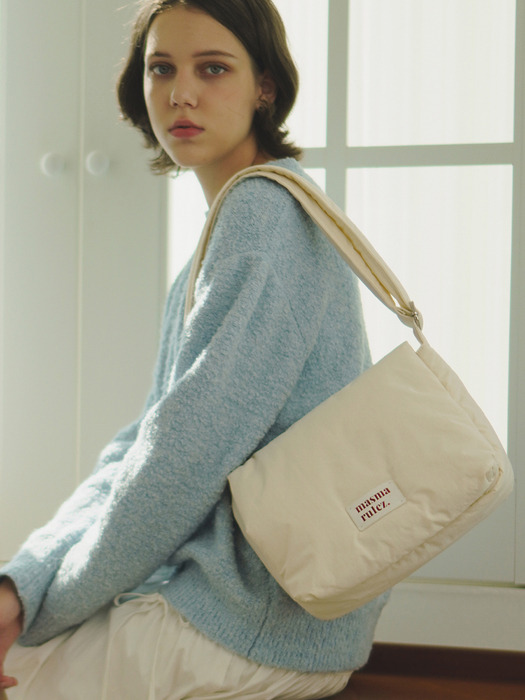 Plumpy daily cross bag _ Cream