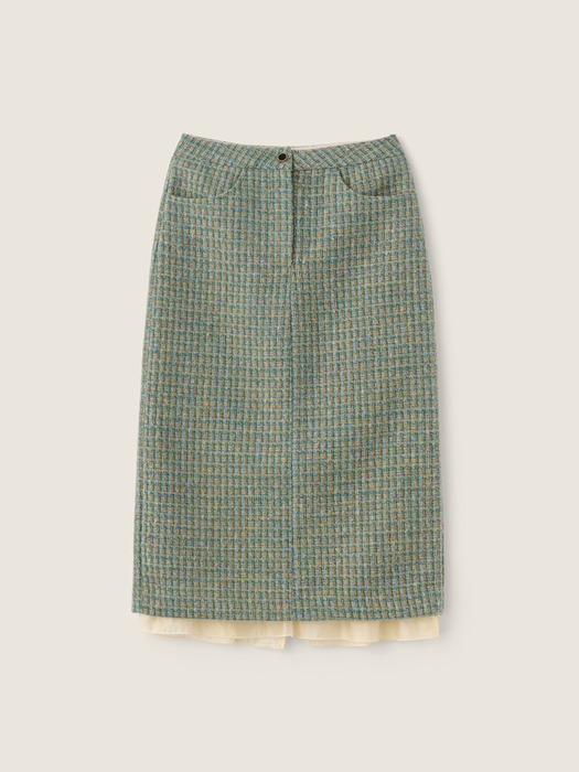 Bella Organza Skirt (Green)