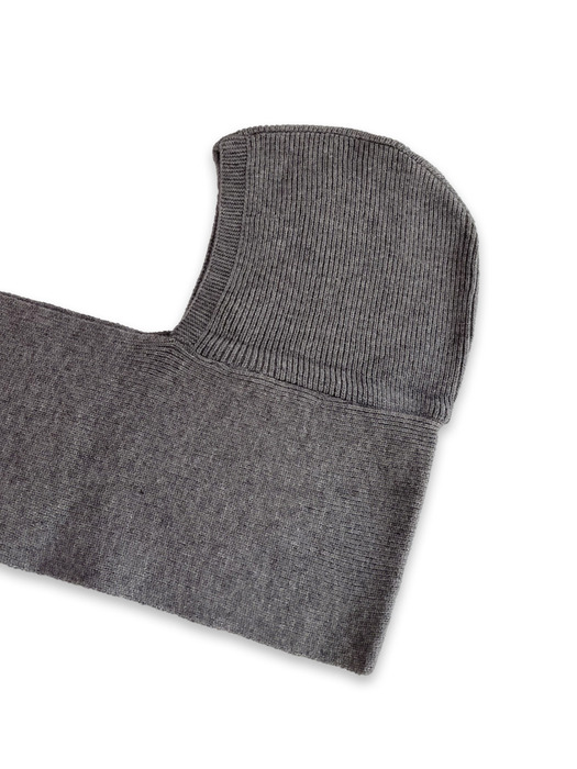 MET wool muffler balaclava grey